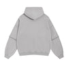 Stone-Washed Mock Two-Layer Hoodie