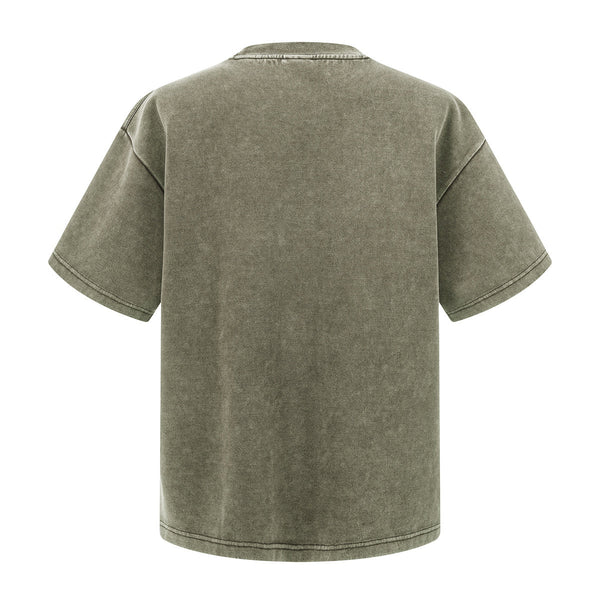 Washed Distressed Air Mamba Cotton Short Sleeve