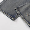 Distressed Patched Star Detail Jeans