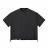 Distressed Oversized Raw Hem Tee