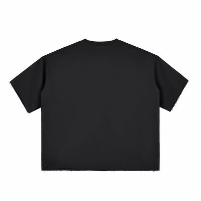 Heavyweight Raw edge Boxy T-Shirt 280gsm