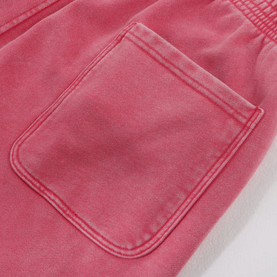 Sweatpants Washed Wide-Leg Vintage Streetwear Joggers