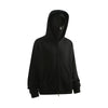 Unisex Full-Zip Fleece Layered Hood Hoodie