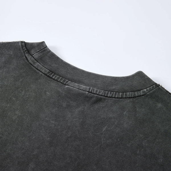 Vintage Washed Unisex Oversized Cotton Streetwear Tee