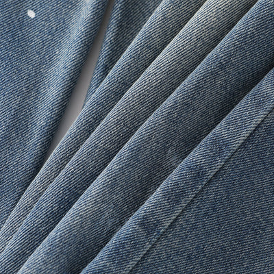 Paint Splatter Heavy Ripped Washed Jeans