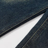 Straight Leg Distressed Denim Jeans