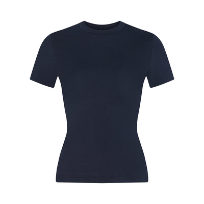 Structured Shoulder Slim Fit High-Stretch Short Sleeve