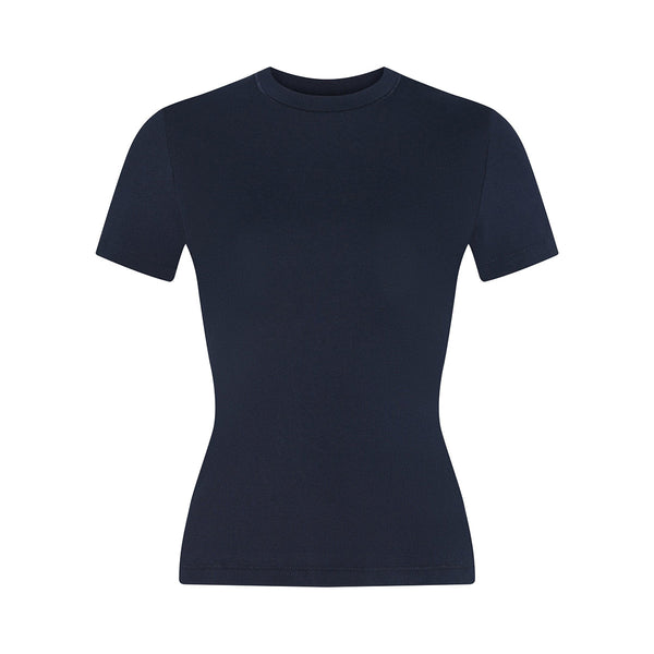 Structured Shoulder Slim Fit High-Stretch Short Sleeve