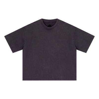 Oversized Vintage Wash Cotton Tee Shirt