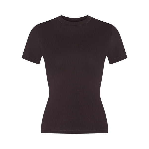 Structured Shoulder Slim Fit High-Stretch Short Sleeve