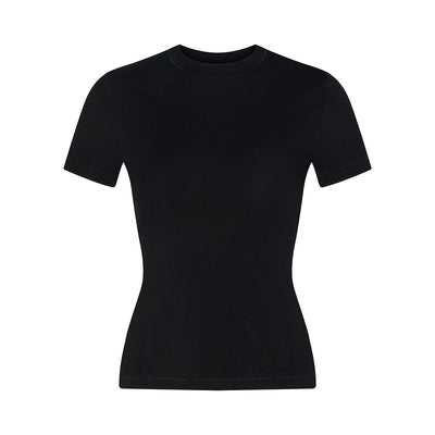 Structured Shoulder Slim Fit High-Stretch Short Sleeve