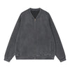 Vintage Washed Zip Collar Jacket