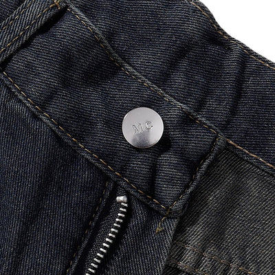 Vintage Shadow Wash Denim Shorts
