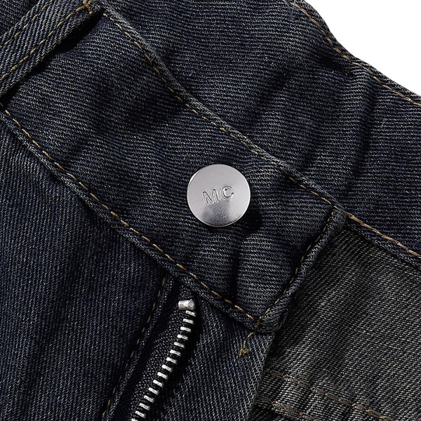 Vintage Shadow Wash Denim Shorts