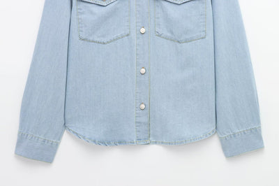 Simple Fashionable Denim Shirt