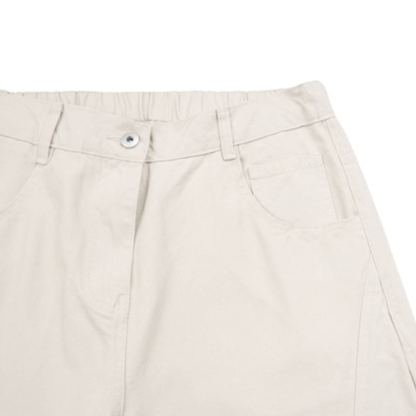 Relaxed Pleated Wide Leg Trousers