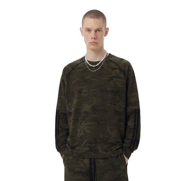 Streetwear  Camouflage Loose Fit Long Sleeve T-Shirt