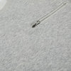 American Streetwear Deconstructed Zip Slim Solid Tee