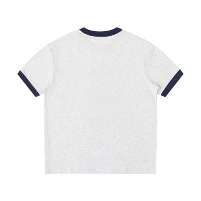 Crew Neck Boxy Fit Ringer Tee 220gsm