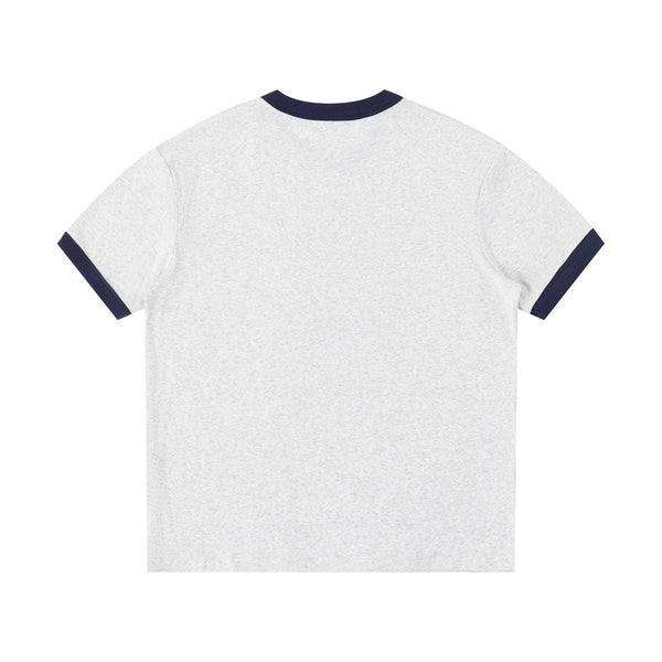 Crew Neck Boxy Fit Ringer Tee 220gsm