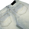 Men's Heavy-Washed Distressed Loose Straight-Leg Denim Pants