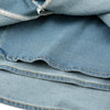 Ruched Denim Halter Mini Dress