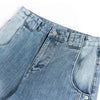 Vintage Slub Embroidered Curved Blade Relaxed Jeans