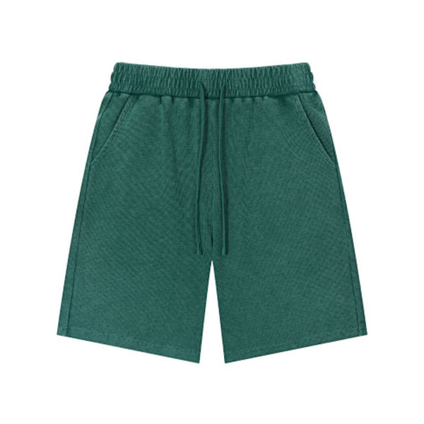 340G Waffle Knit Relaxed Fit Shorts