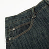 High Waist Wide Leg Dark Wash Denim Jeans