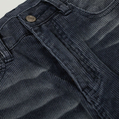 Faded Grey Vintage Wash Wide-Leg Jeans
