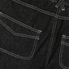 Men's Embroidered Denim Wide Leg Pants Street Vibe Unique Pockets