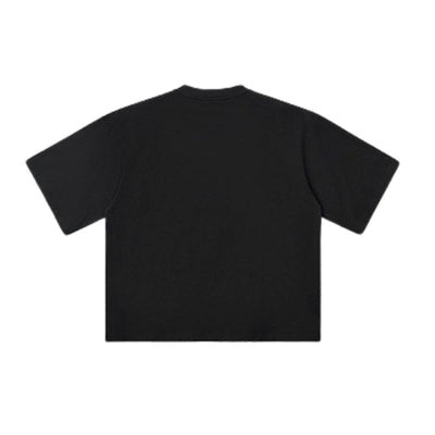 Mock Neck Oversized Vintage Tee