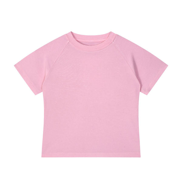 260G Snow Wash Oversized Raglan Sleeve T-Shirt