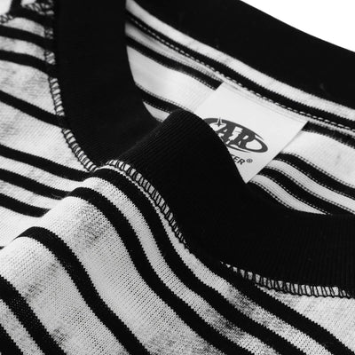 Vintage Dirty Dye Raglan Stripe Long Sleeve Tee
