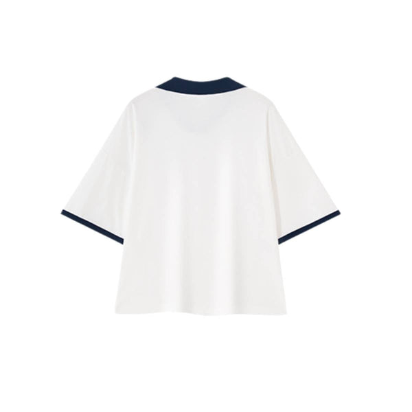 Lightweight Cooling Contrast Stitch Polo Shirt