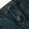 Paint Splatter American High Street Wide Denim