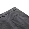Vintage Pinstripe Wide Leg Cropped Trousers