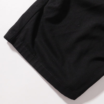 Contrast Stitch Utility Denim Shorts