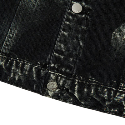 High Street Gradient Washed Denim Jacket