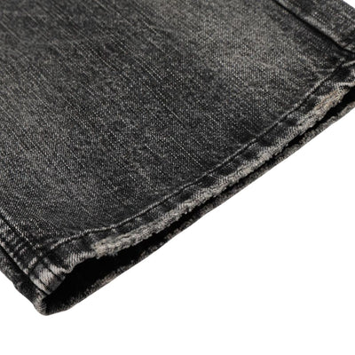 Vintage Washed Wide Leg Lightning Whisker Jeans