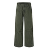 Vintage Washed Workwear Wide-Leg Relaxed Cargo Pants