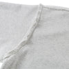 Washed Raw Edge Double Slider Zip Hoodie