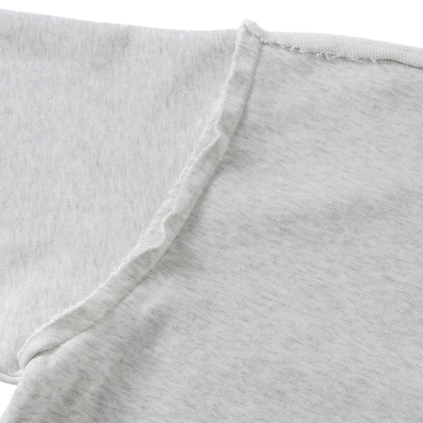 Washed Raw Edge Double Slider Zip Hoodie