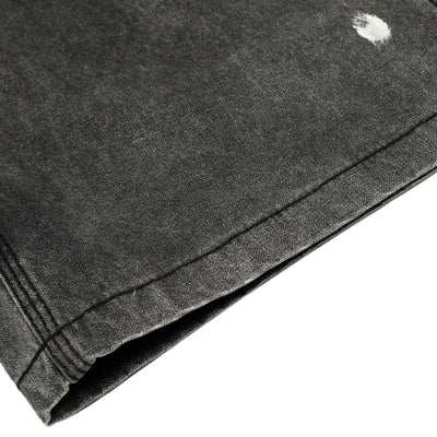 Faded Splatter-Wash GradientBaggy Wide-Leg Cargo Pants