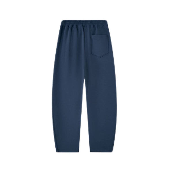 Boxy Curved Fit Elastic Waist Sweatpants
