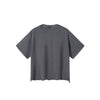 Distressed Raw Hem Boxy Cotton T-Shirt