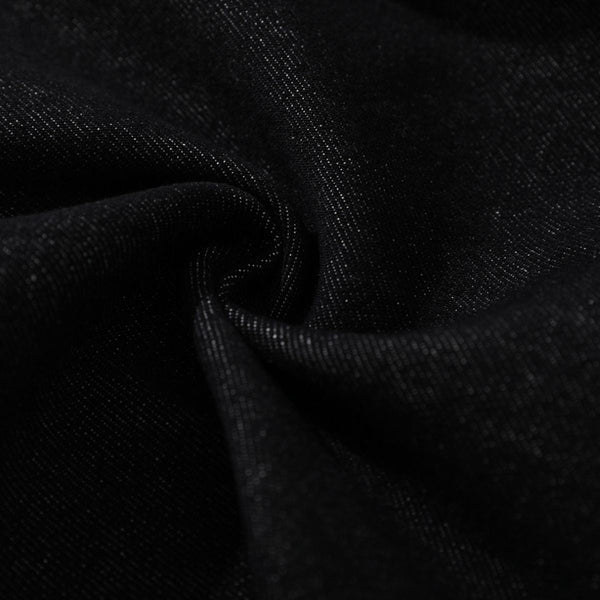 Raw Denim Deconstructed Wide Leg Denim Shorts