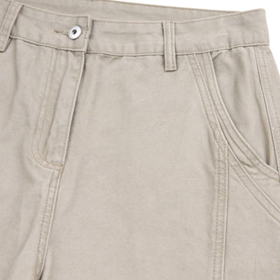 Minimal Washed Solid Wide Leg Barrel Pants