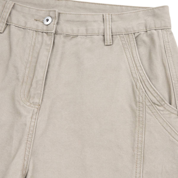 Minimal Washed Solid Wide Leg Barrel Pants