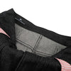 Raw Black Wide Leg Jeans with Utility Flap Pocket Detail